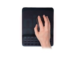Mouse Pad Dot com Apoio de Pulso Gel Preto Multilaser - AC365
