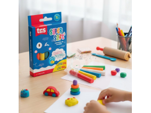 Massa de Modelar Super Soft com 6 Cores