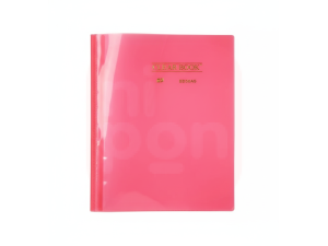 Pasta Catalogo 50 Plasticos Clear Book Vermelha